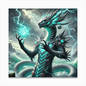 Naga Stormcaller Canvas Print