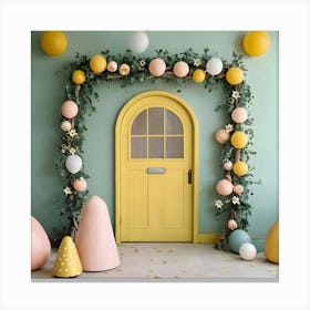 Easter Decor Canvas Print