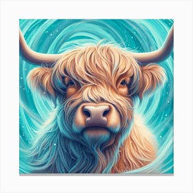 Highland Cow 5 Canvas Print