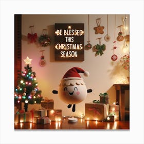 Be Blessed This Christmas Season Canvas Print