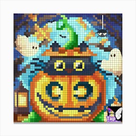 Halloween Pumpkin Canvas Print