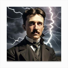 Nicolas Tesla Canvas Print