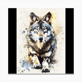 Wolf Painting Canvas Print