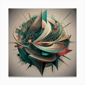 A Stunning Abstract Wall Art Featuring An Intricat Zeegm2bnryki6dnl7rfi0w C Q Qzdytbemur3ap145qg Canvas Print