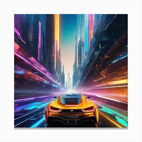 Futuristic Car 52 Canvas Print