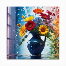 Flowers In A Vase 73 Canvas Print