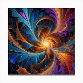 Abstract Fractal Art 10 Canvas Print