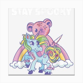 Stay Spooky Pastel Goth Kawaii Halloween Canvas Print