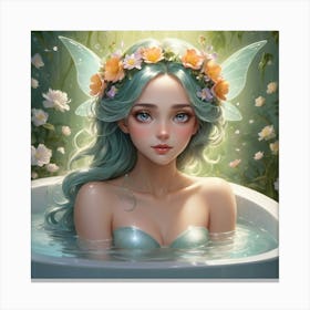 Fairy Bath Canvas Print