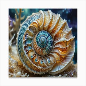 Nautilus Shell Canvas Print