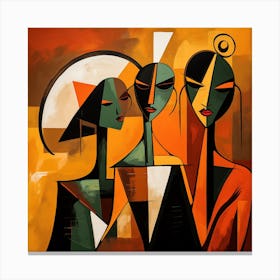 Three Women Canvas Print