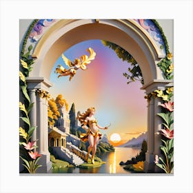 Angels And Fairies Canvas Print