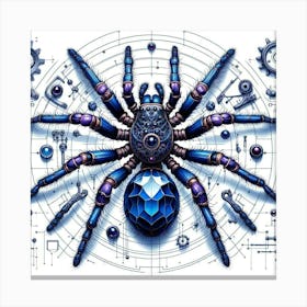Mechanical Spider Canvas Print