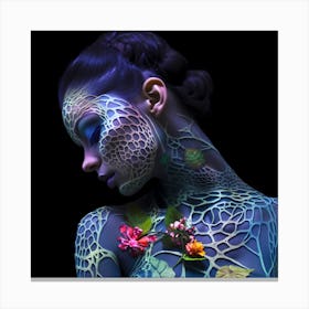 Body Painting Canvas Print