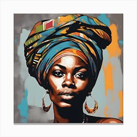 African Woman Canvas Print Canvas Print