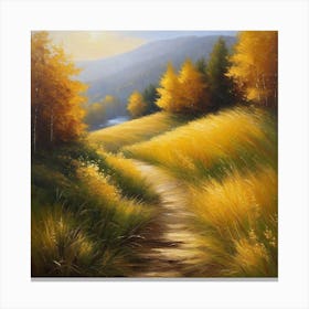 Path To The Sun Canvas Print