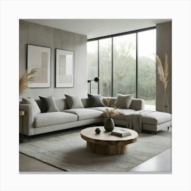 Modern Living Room 146 Canvas Print