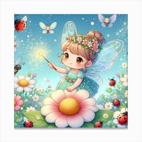 Illustration Fairy 8 Canvas Print