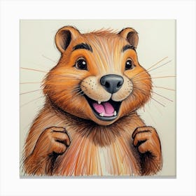 Groundhog 5 Canvas Print