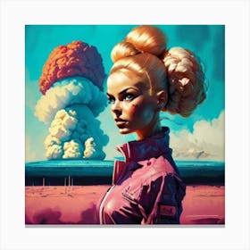 'Satellite Girl' Canvas Print