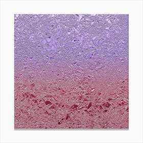 Purple And Pink Aluminum Foil Canvas Print