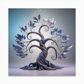 Leonardo Phoenix A Whimsical Intricately Detailed Tree With A 3 Canvas Print