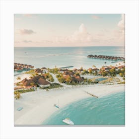 Ocean Beach Bungalows Canvas Print