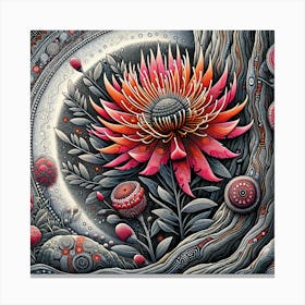 Flower Of The Waratah Canvas Print