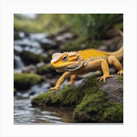 Stream Dragon Canvas Print