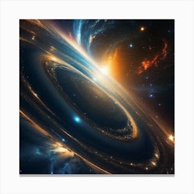 Galaxy In Space 5 Canvas Print