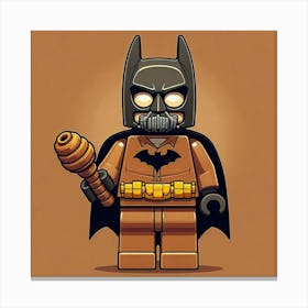 Hush from Batman in Lego style 1 Canvas Print