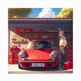 Porsche 911 2 Canvas Print
