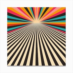 Sunburst Symphony Canvas Print