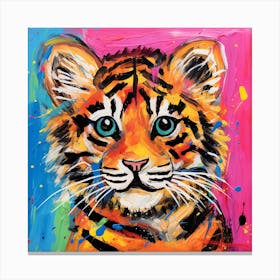 Zodiac Signs - Tiger Canvas Print