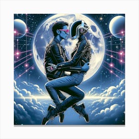 Daft Punk 7 Canvas Print