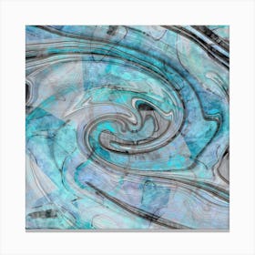 Heart Of The Nautilus Square Canvas Print