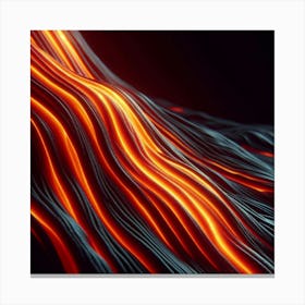 Abstract Wave - Wave Stock Canvas Print