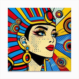 Pop Egyptian Salma Belle Canvas Print