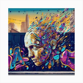 Real Face Of The Street Canvas Print