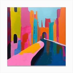 Abstract Travel Collection Amsterdam Netherlands 3 Canvas Print