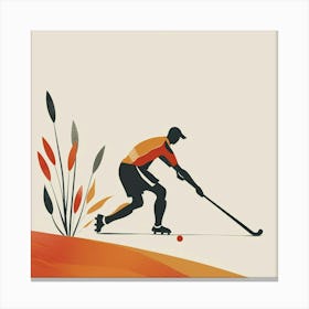 Field Hockey Canvas Print