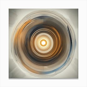 Abstract Circle Canvas Print