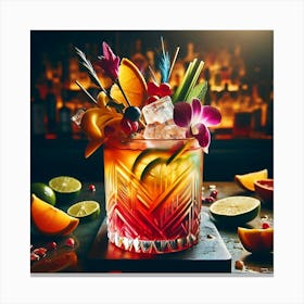 Cocktail Cocktail Cocktail Cocktail Cocktail Cocktail Canvas Print