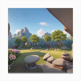 Rock Garden Canvas Print