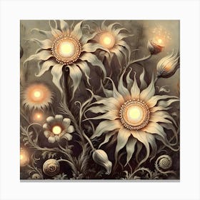 Flowers Of The Night Canvas Print