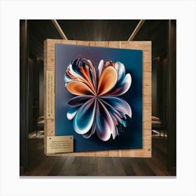 Abstract Flower Canvas Print