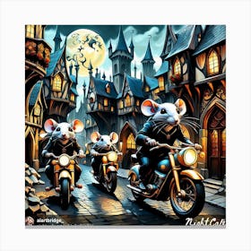 Harry Potter Mice Canvas Print
