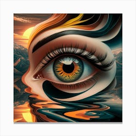 Eye Of The Ocean Canvas Print