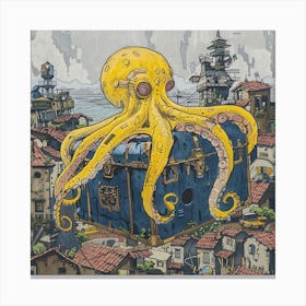 Octopus 32 Canvas Print