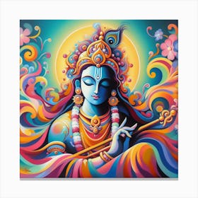Lord Krishna 13 Canvas Print